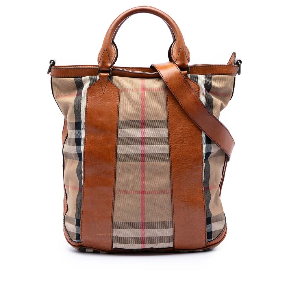 Burberry Ashby Bag House Check Canvas #287472B75B